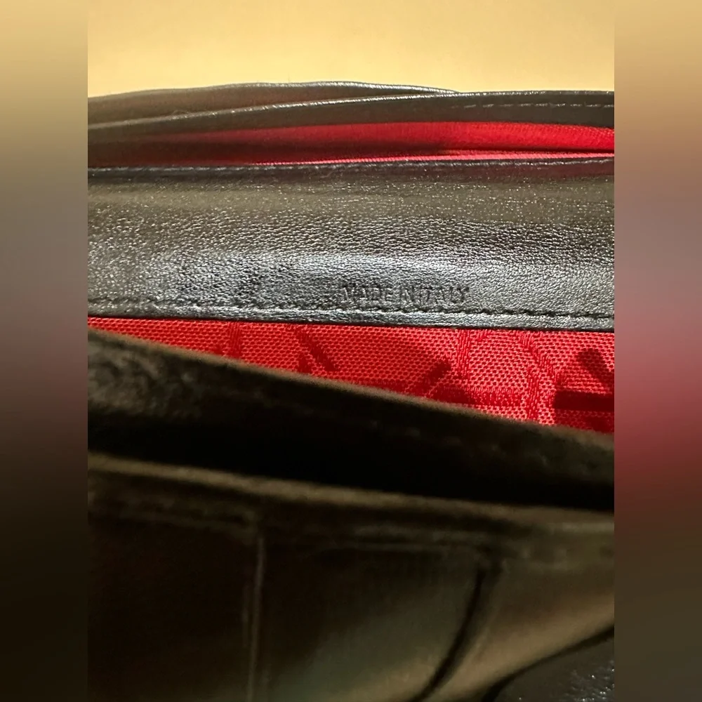 Christian Dior Vintage Cannage Leather Long Wallet